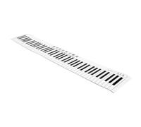 UPKOCH Tapete de Práctica para Teclado de Piano, Guía de Notas del Teclado de Piano, Simulación de Tacto Realista, Pvc Laminado a Doble Cara, para Principiantes, Clase de Música y Uso