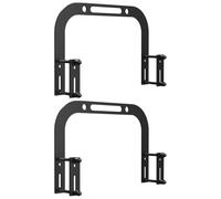 UPKOCH Tapones Deflectores de Colchón para Evitar Deslizamientos Soporte Fuerte y Resistente Metálicos Negros 2 Piezas en Camas Marco de Metal