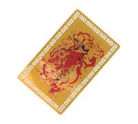 UPKOCH Tarjeta Amuleto Feng Shui Año Serpiente Decoración Auspiciosa con Diseño Protección Espiritual y Prosperidad Financiera Tarjeta Versátil para Buena