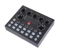 UPKOCH Tarjeta De De Luz Para Transmisiones y Grabaciones Mezclador De Audio Doble De Micrófono Para Streaming y Podcasts