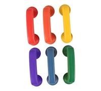 UPKOCH Teléfonos De Lectura y Teléfono Susurrante De Plástico Multicolor para Niños, Tamaño Pequeño, Retroalimentación Auditiva, Juegos De Terapia del Habla para Aula Educativa, Set De 6 Unidades