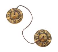 UPKOCH Tingsha Cymbals Bells Para y Feng Shui Campana De Latón Vintage y Espirituales Instrumento De Percusión Para Relajación y Interior