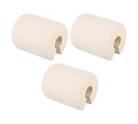 UPKOCH Tope de Puerta Beige de Eva, 3 Piezas, Protector de Dedos Que Evita Pinchazos y Portazos, Adecuado para Puertas y Armarios Infantiles