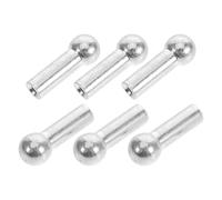 UPKOCH Topes de Bola para Cable de 6 MM, 6 Piezas, Repuestos para Máquinas de Gimnasio, Conectores para Cable de Acero, Accesorios para Gimnasio en Casa