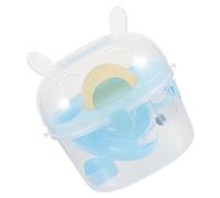 UPKOCH Transportín para Hámster Portátil de Plástico Jaula para Mascotas Pequeñas Caja de Transporte Hámsters y Roedores Transparente Azul