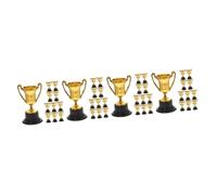 UPKOCH Troféos De Competición para Copa Plástica para Celebraciones Premios Escolares Y Actividades De Infantes Decoración De Ceremonias 12 Piezas X 4