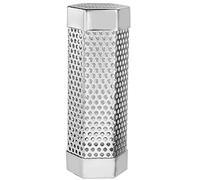 UPKOCH Tubo De Humo De Acero Inoxidable Pez Fumador De Pellets De Madera Vueltas De Fumador Parrilla De Brochetas Parrilla Exterior Parrilla Portátil Bolita De Madera Caja De Carbón Gas