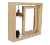 UPKOCH Urna con Marco De Giratorio para Queridos Fallecidos Perros y Gatos Recuerdo De Cenizas De Mascotas Decoración