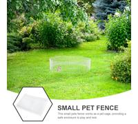 UPKOCH Valla para Mascotas Desmontable de Metal de Paneles para Conejos y Hámsters Cercado Pequeño para Entrenamiento y Área de Interior y Exterior