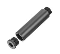 UPKOCH Varilla de Extensión para Soporte de Micrófono Tubo de Extensión de Aluminio Tornillo para Brazos de Micrófono Paquete de Color Negro