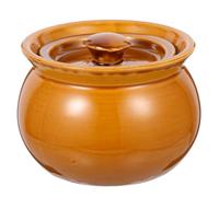 UPKOCH Vasija Olla De Barro Japonesa Vajilla De Cocina Sopa Rústica Tazones De Sopa De Cebolla Francesa Cazuela con Tapa Tazón De Sopa con Tapas Ollas De Sopa De Pollo Familiar Cerámica