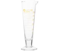 UPKOCH Vaso Medidor de Vidrio de 50 Ml Resistencia Química y Líneas de Graduación Moldeadas para Laboratorio Base Redonda Estable