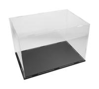 UPKOCH Vitrina acrílica Transparente para Gorras con protección Antipolvo, Caja de exhibición Ajustable para coleccionistas, Soporte Protector para Sombreros de béisbol 30x20x15 cm