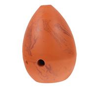 UPKOCH Xun Con Forma De Lágrima Para Principiantes Instrumento Musical Portátil Para Tocar En Casa o Exteriores Color Tierra