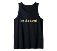 Uplifting Be The Good Retro Envejecido Colorido Vintage Camiseta sin Mangas