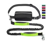 Upliftjoys Dog Leash, Upliftjoys Hands Free Dog, Dual Padded Handles Running Leashs, Removable Zipper Pouch, for Medium and Large Dogs, Design for Walking Hiking (C#3)