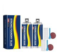 Upliftjoys Enhanced Casting Glue, Metal Repair Glue Heavy Duty, Strong Foundry Glues, High Temperature Resistant, Long Lasting, for Metals Defects and Repairs (2 Set)