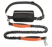 Upliftjoys Hands Free Dog Leash with Zipper Pouch, Upliftjoys Dog Leash, Dual Padded Handles Running Leashs, Retractable Dogs Leashes for Small&Large Dogs(Orange,1 Leash)