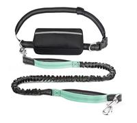 Upliftjoys Hands Free Dog Leash with Zipper Pouch, Upliftjoys Dog Leash, Dual Padded Handles Running Leashs, Retractable Dogs Leashes for Small&Large Dogs(#Green A,1 Leash)