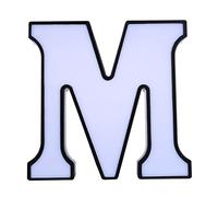 Uplory 26 English Alphabet Light, LED Alphabet Night Lamp Letter Shape Decoration Light Birthday Party Home Decor White ABS Material,for Birthday Propose Confession (M)