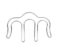 Uplory Music Note Clip,2pcs, Lightweight Page Holder,Black Silver Gold Rose Gold,For Musicians And Performance Elegant Piano Players,M Type Iron Lightweight (Silver)