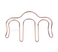 Uplory Music Note Clip,2pcs, Lightweight Page Holder,Black Silver Gold Rose Gold,For Musicians And Performance Elegant Piano Players,M Type Iron Lightweight (Rose Gold)