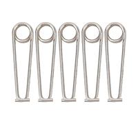 Uplory Torsion Spring, Torsion Springs Stainless Steel Metal Silver 5pcs, Springs Small Springs Compression Spring Pen Springs Spring Kit Spring Wire For Commercial Installation