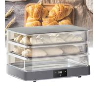 UPLTOE Máquina de fermentación eléctrica de Masa de 40l,Caja de fermentación de Pan para el hogar, con Tiempo Temperatura Ajustables,Control fermentación Uniforme,para Uso doméstico