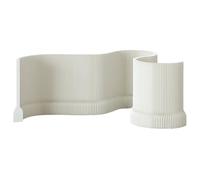 UPLTOE Moderno Separador De Papel Plegable, Separador Multifuncional Plegable, A 1,2/1,5 M (47"/59"), Estructura De Panal, Base Lastrada Antivuelco, para Dormitorio, Vestíbulo White-H150×L700-800