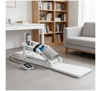 UPLTOE Rehabilitador CPM De Pierna Y Rodilla, Estirador De Piernas Inteligente Ajustable (0°-140°) - Modos Auto/Manual, 3 Niveles De Resistencia, Tiempo Y ángulo Ajustables