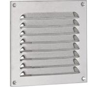 Upmann Rejilla de protección contra la Intemperie V2A con Alambre antimoscas, 20 x 20 cm, 1 Pieza, 54641