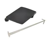 UPNET [Replacement] 51117246868 for BMW F10 F11 F18 5-Series 520I 528I 535I 550I 2011 2012 2013 Tapa de la Cubierta del Gancho del Ojo del Remolque del Parachoques Delantero