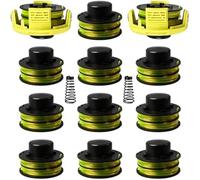 UPOICDS Línea de Carrete para cortadora de césped, para Ryobi Rac118 | RLT3525S, 1,2 Mm x 8,4 M, desbrozadora de repuesto con cubierta y resorte