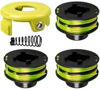 UPOICDS Línea de Carrete para cortadora de césped, para Ryobi Rac118 | RLT3525S, 1,2 Mm x 8,4 M, desbrozadora de repuesto con cubierta y resorte