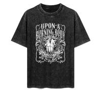 Upon A Burning Body Texas Men's T-Shirt Unisex Black Cotton Print tee Shirts 3XL