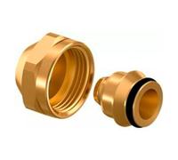 Uponor Anillo unión Vario 16 x 1,8/2,0 x 3/4 para tubo Uponor Comfort Pipe PLUS PE-Xa rosca interior Euro Cono Anillo (1065284)