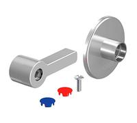 Uponor Maneta recta Q&E 16-32, con roscas macho/hembra acorde a EN 10226-1, para instalaciones de agua sanitaria, color gris (referencia 1088566), Estándar