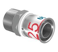 Uponor S-Press Plus MLC - Boquilla de transición (25 mm x 3/4")
