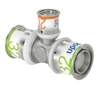 Uponor S-Press Plus MLC - Pieza en T reducida (32 x 20 x 32 mm)