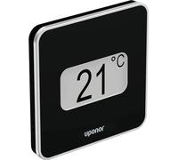 Uponor Smatrix Base Style T-149 1087814 - Termostato con sensor de humedad, regulador de espacio, color negro