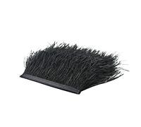 Uposao Cinta de flecos de plumas de avestruz naturales y suaves, 2 m, marabú, pavo, plumas, falda, vestido, decoración de plumas, accesorio para decoración del hogar, bricolaje, disfraces,