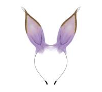 Uposao Kawaii Conejo Zorro Orejas Diadema Horquilla Conejo Cosplay Felpa Diadema Orejas de Conejo Diadema para Halloween Acción de Gracias Fiesta Cosplay