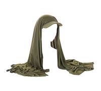 Uposao Sombrero Hijab Musulmán Bandana Mujeres Hombres Pañuelo Gorras Hijab Hijab Pañuelo con Gorro Integrado Chal Islámico Velo para Bautismo Oraciones Celebraciones