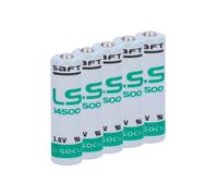 UPOWER 10XBATT-LS14500-S Saft - Pack AA-/LS14500-Batterien - Spannung 3,6 V - Lithium / 10 Stück - Nennkapazität 2600 mAh -