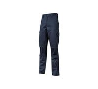 Upower Guapo Westlake Blue Pantalones de Trabajo Informales, Azul, XXL para Hombre