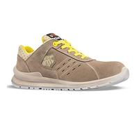 U-Power - Zapato de seguridad bajo TOMMY S1P SRC - FLAT OUT - U-Power, Beige Amarillo, 41 EU