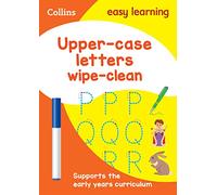 Upper Case Letters Age 3-5 Wipe Clean Activity Book: Ideal for home learning (Collins Easy Learning Preschool)