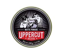 Uppercut Deluxe Matt Pomade, retención media, 100 g | Water Based Matte Hair Styling Product for Medium Hold with No Shine. Easy to Wash Out with No Residue. For All Hair Types.