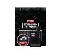 UPPERCUT DELUXE Set Crema Texturizante + Gel 3 en 1 Cabello | Barber designed, Australian made and cruelty free for premium everyday men's grooming. Includes texture cream & 3 in 1 wash