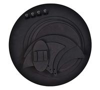 UPQRSG 10pcs Drum Mute PAD, Black Rubber Drum Practice PAD, Sound Off Silencer Drumming Rubber Practice PAD, Bass and Electric Drum Kit, Silenciador Portátil para Niños y Adultos